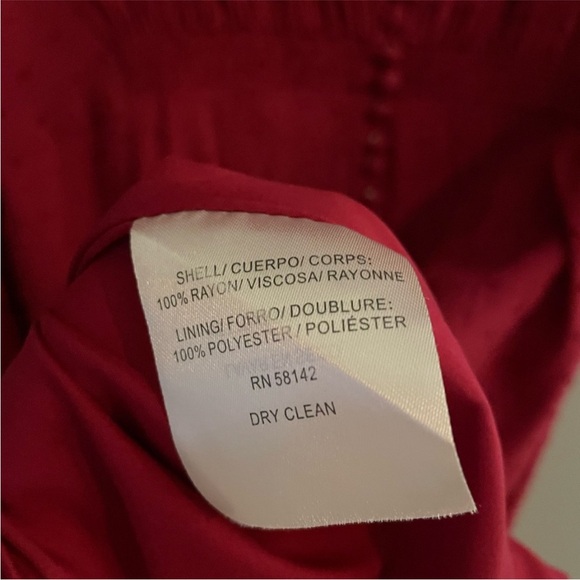 Gal Meets Glam Red MIDI Dress with long Sleeve Good condition - Picture 13 of 15